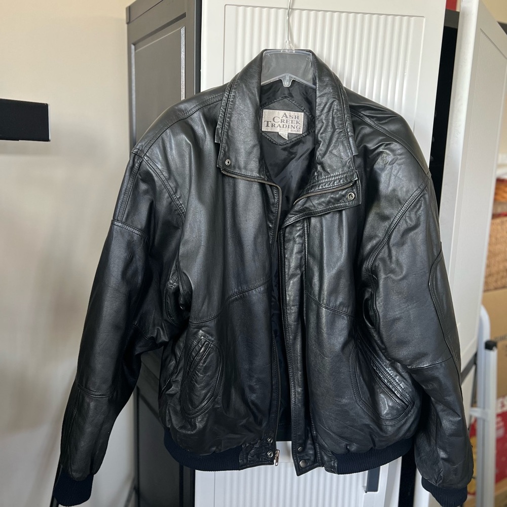Ash Creek Trading Black Bomber Jacket